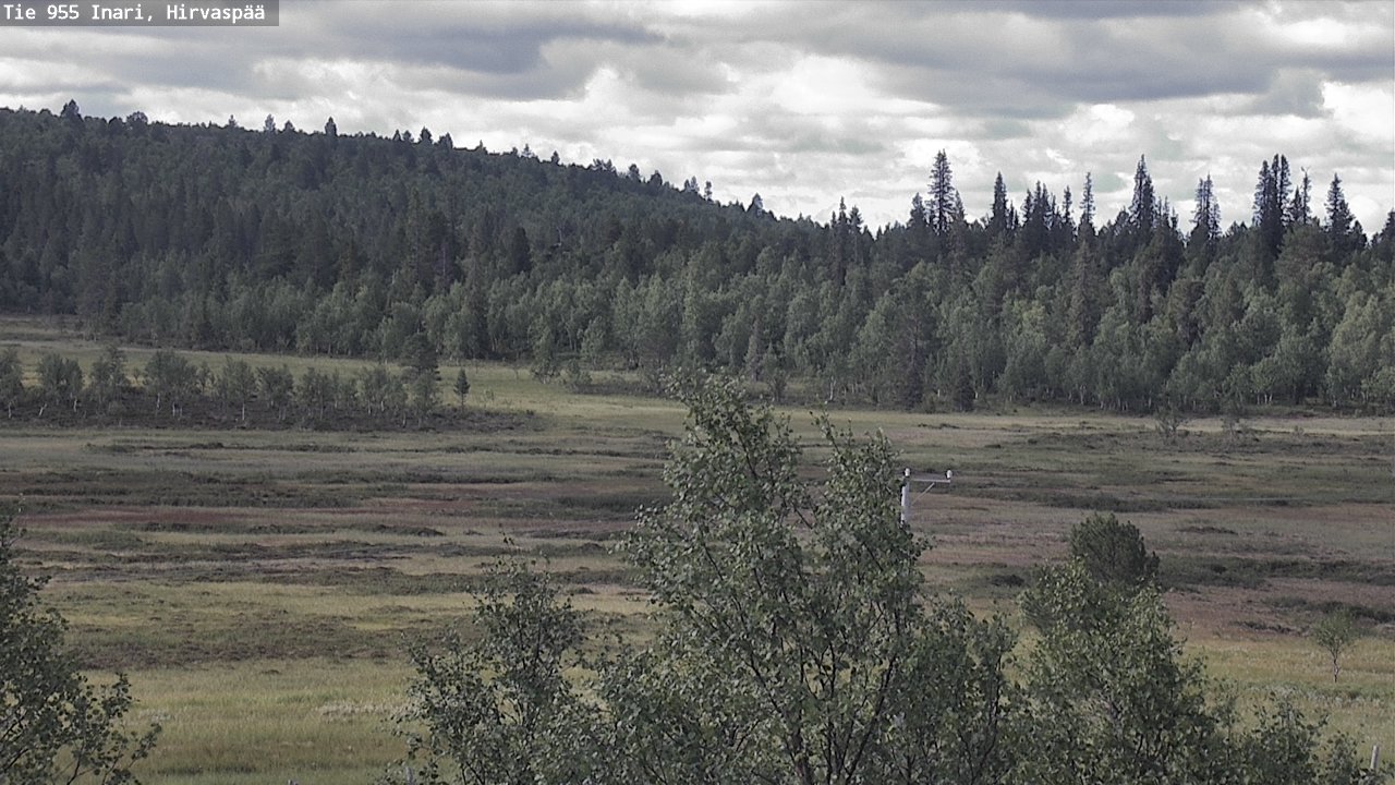 Weather Camera Image Väg 955 Enare, Hirvaspää, Inari, Lappi