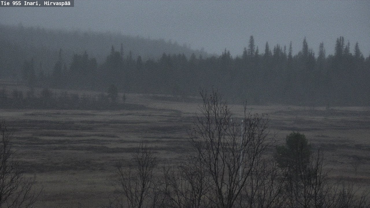 Kelikamerat Kuva Tie 955 Inari, Hirvaspää, Inari, Lappi