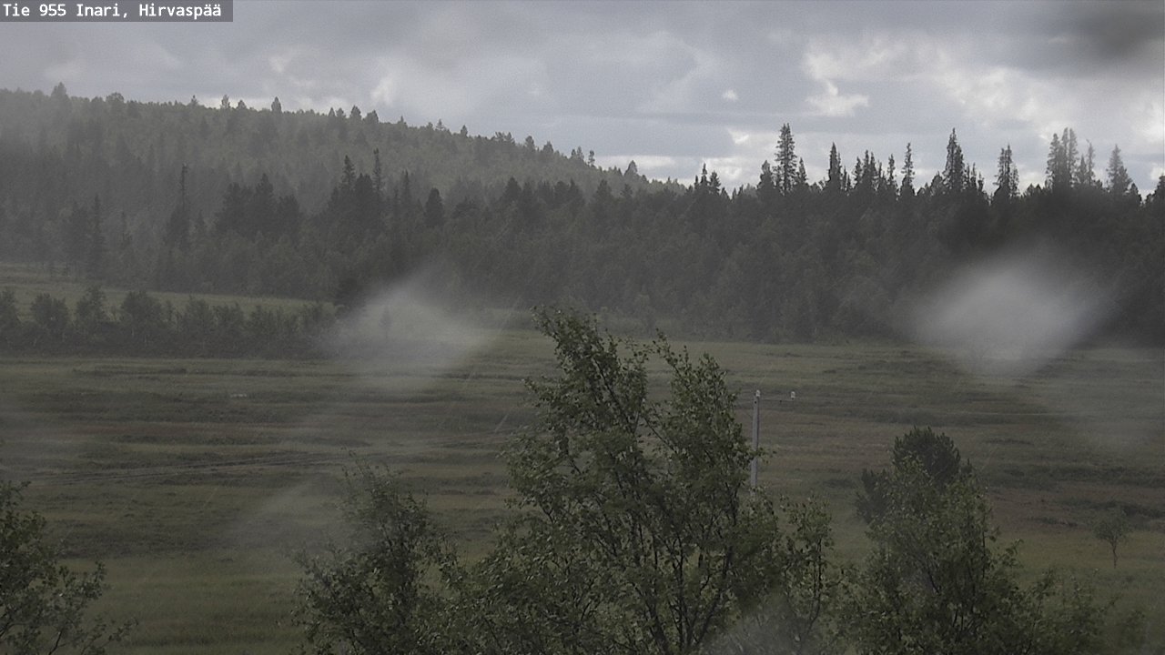 Weather Camera Image Road 955 Inari, Hirvaspää, Inari, Lappi