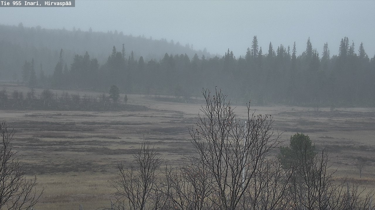 Kelikamerat Kuva Tie 955 Inari, Hirvaspää, Inari, Lappi