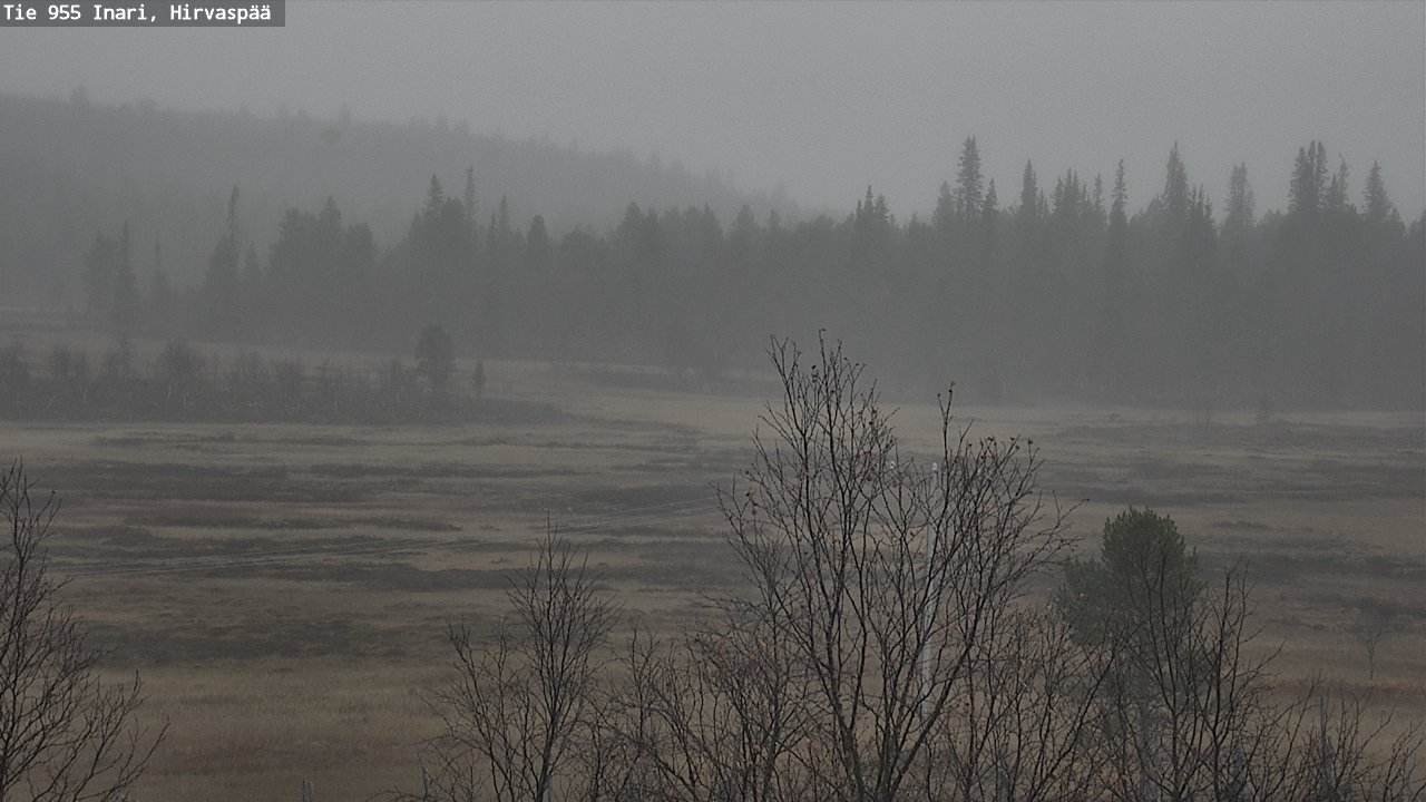 Kelikamerat Kuva Tie 955 Inari, Hirvaspää, Inari, Lappi