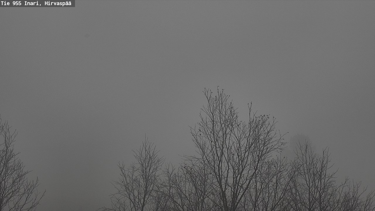 Weather Camera Image Road 955 Inari, Hirvaspää, Inari, Lappi