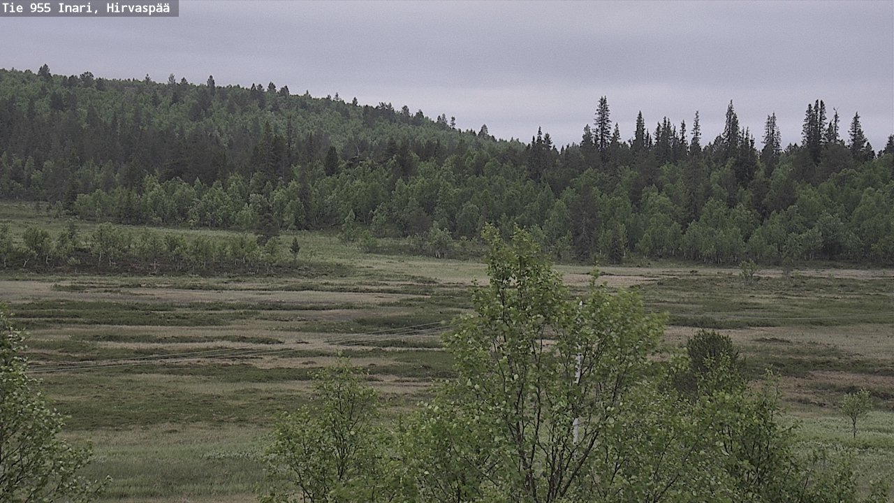 Kelikamerat Kuva Tie 955 Inari, Hirvaspää, Inari, Lappi