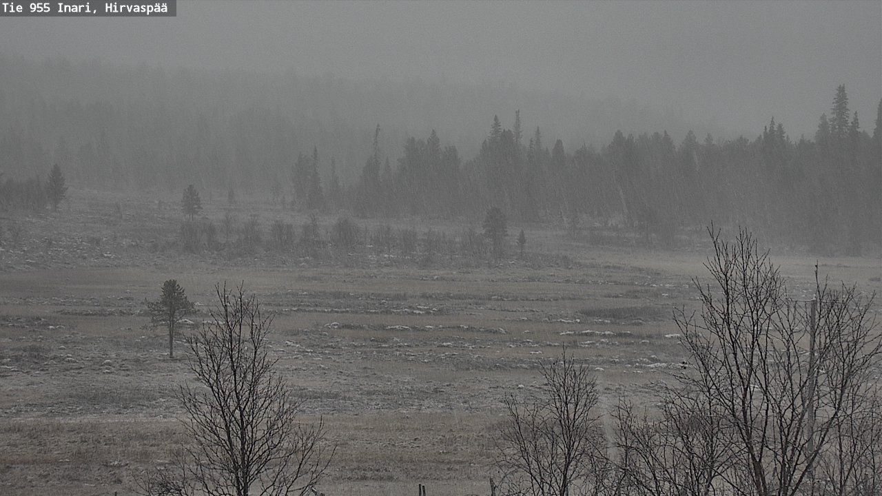 Kelikamerat Kuva Tie 955 Inari, Hirvaspää, Inari, Lappi