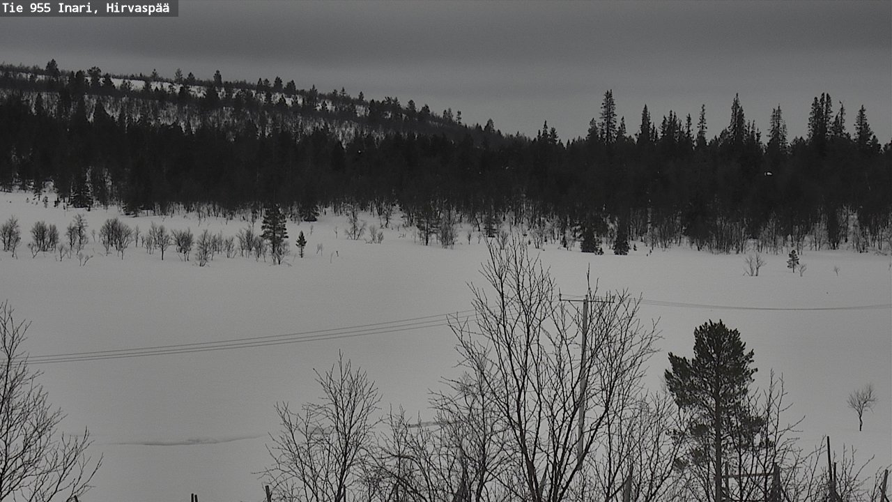 Kelikamerat Kuva Tie 955 Inari, Hirvaspää, Inari, Lappi