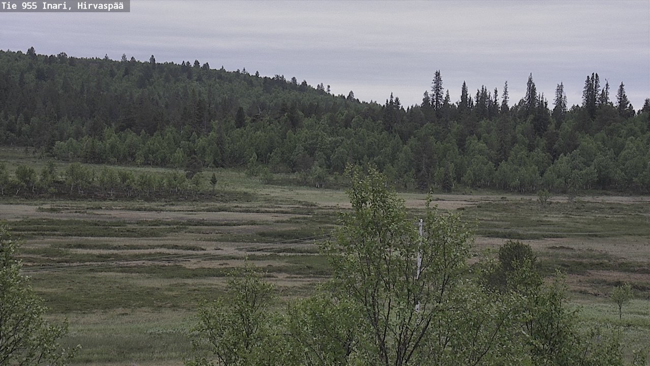 Kelikamerat Kuva Tie 955 Inari, Hirvaspää, Inari, Lappi