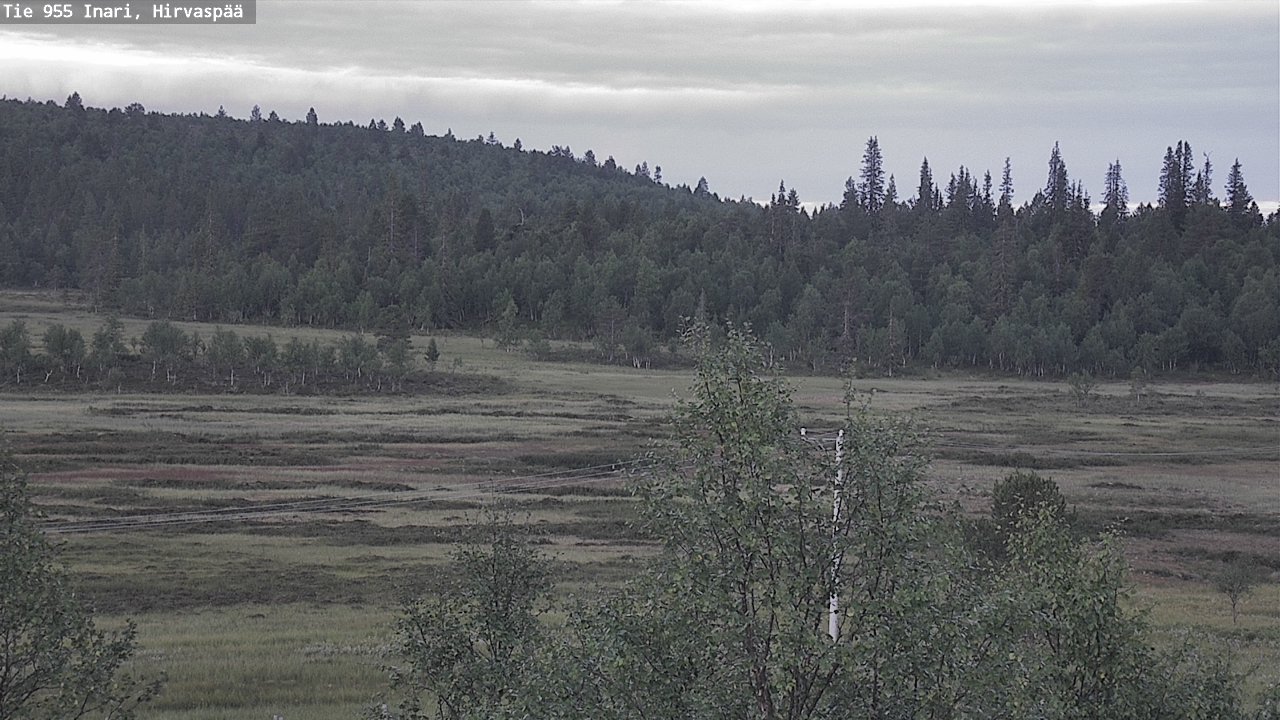 Kelikamerat Kuva Tie 955 Inari, Hirvaspää, Inari, Lappi