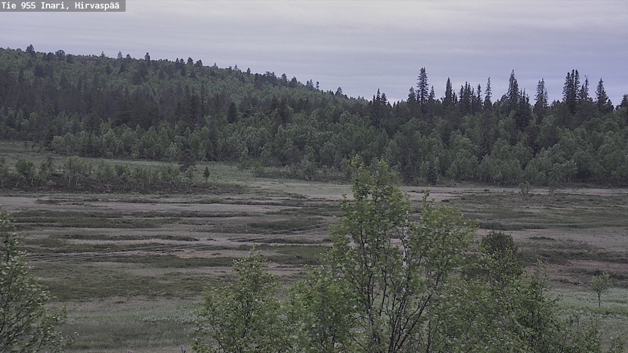 Kelikamerat Kuva Tie 955 Inari, Hirvaspää, Inari, Lappi
