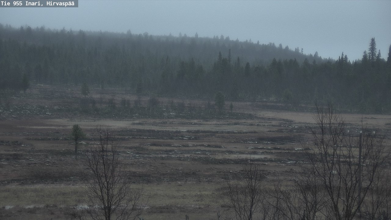 Kelikamerat Kuva Tie 955 Inari, Hirvaspää, Inari, Lappi