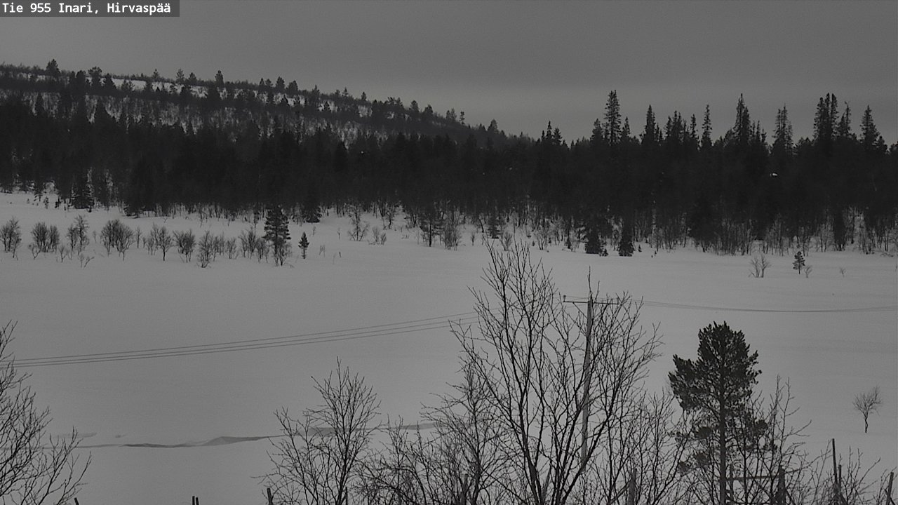 Kelikamerat Kuva Tie 955 Inari, Hirvaspää, Inari, Lappi