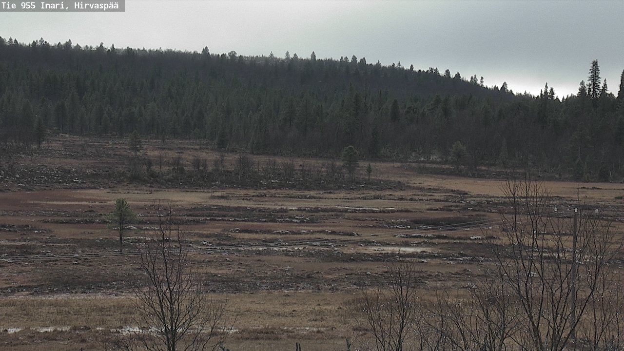 Kelikamerat Kuva Tie 955 Inari, Hirvaspää, Inari, Lappi