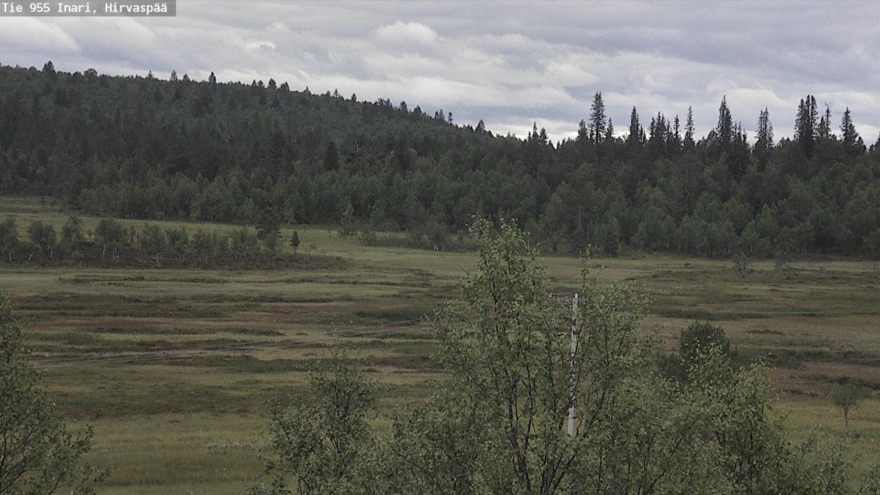 Kelikamerat Kuva Tie 955 Inari, Hirvaspää, Inari, Lappi