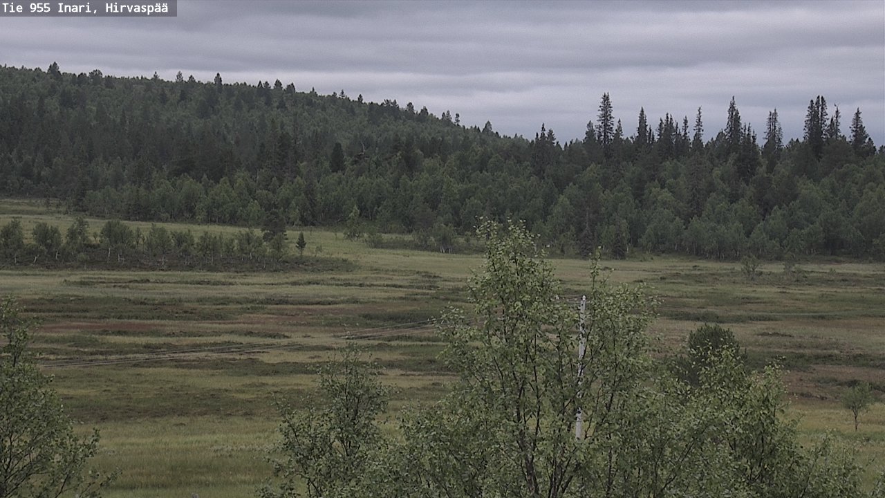 Kelikamerat Kuva Tie 955 Inari, Hirvaspää, Inari, Lappi