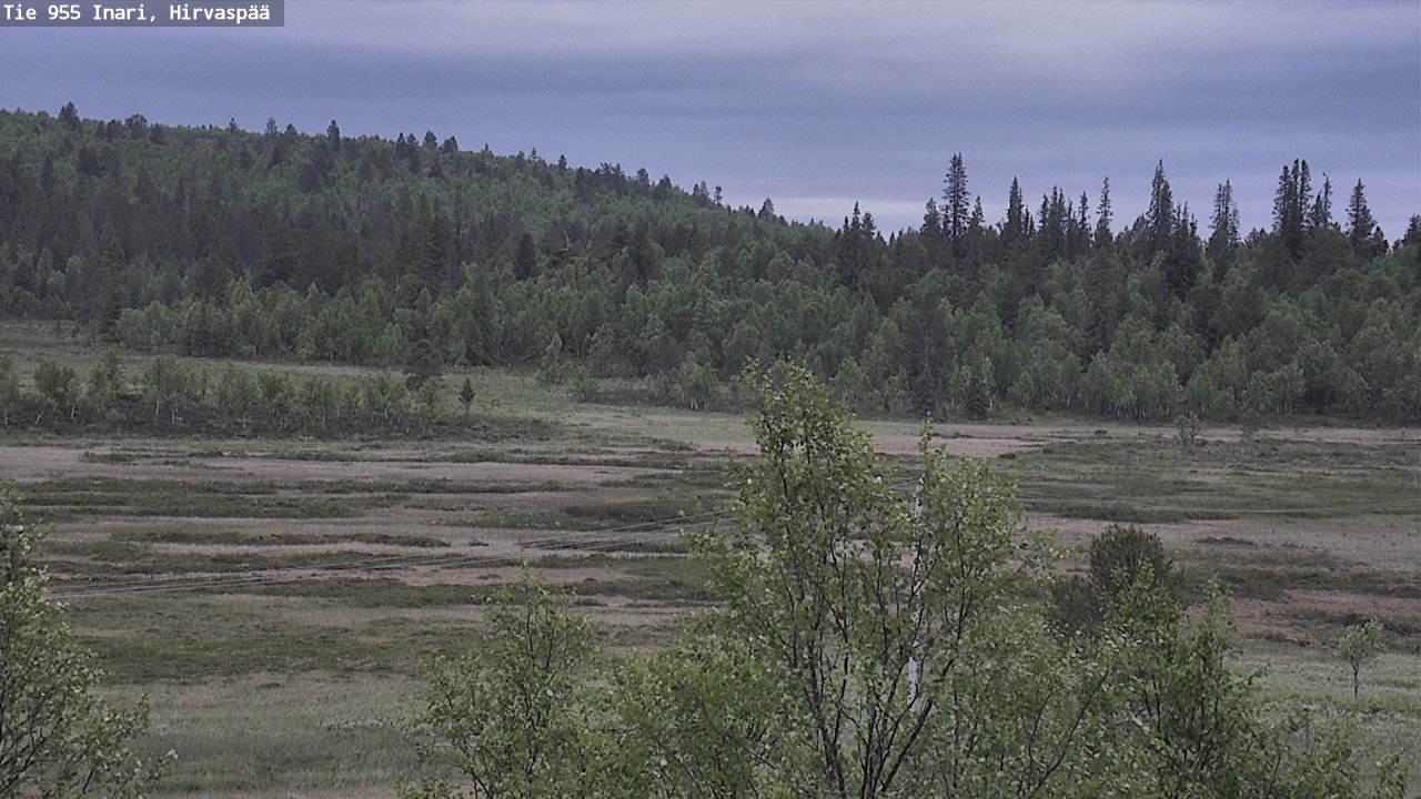 Kelikamerat Kuva Tie 955 Inari, Hirvaspää, Inari, Lappi