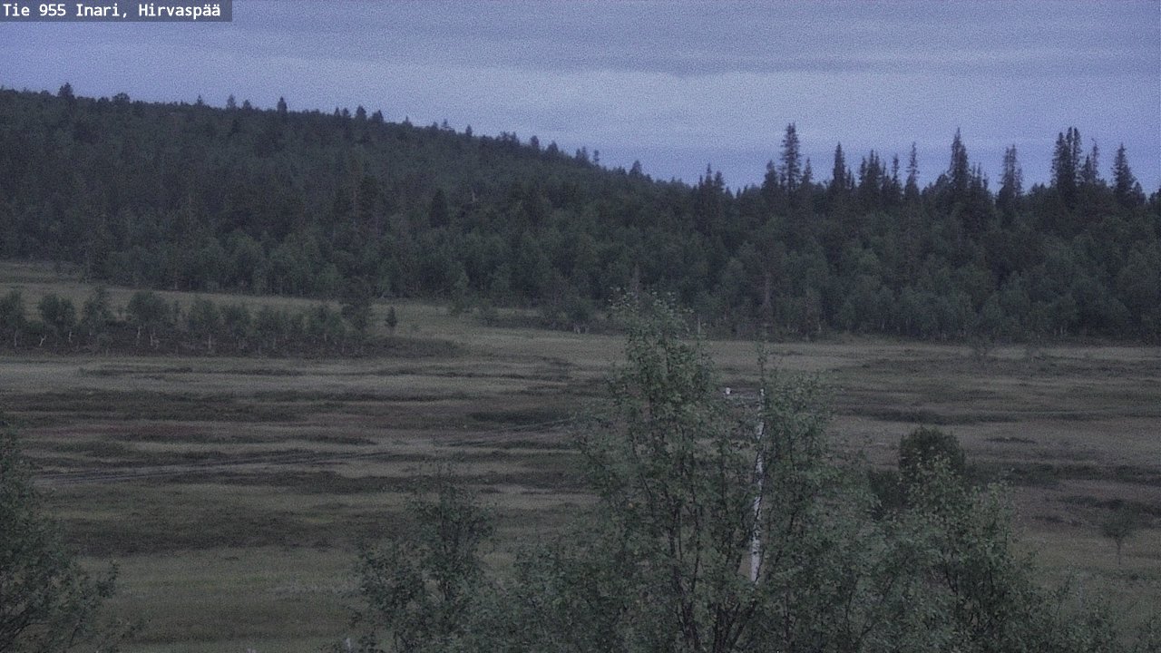 Kelikamerat Kuva Tie 955 Inari, Hirvaspää, Inari, Lappi