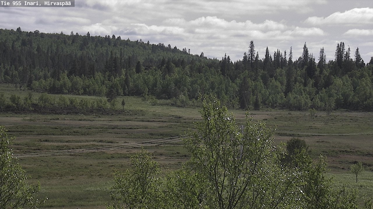 Kelikamerat Kuva Tie 955 Inari, Hirvaspää, Inari, Lappi