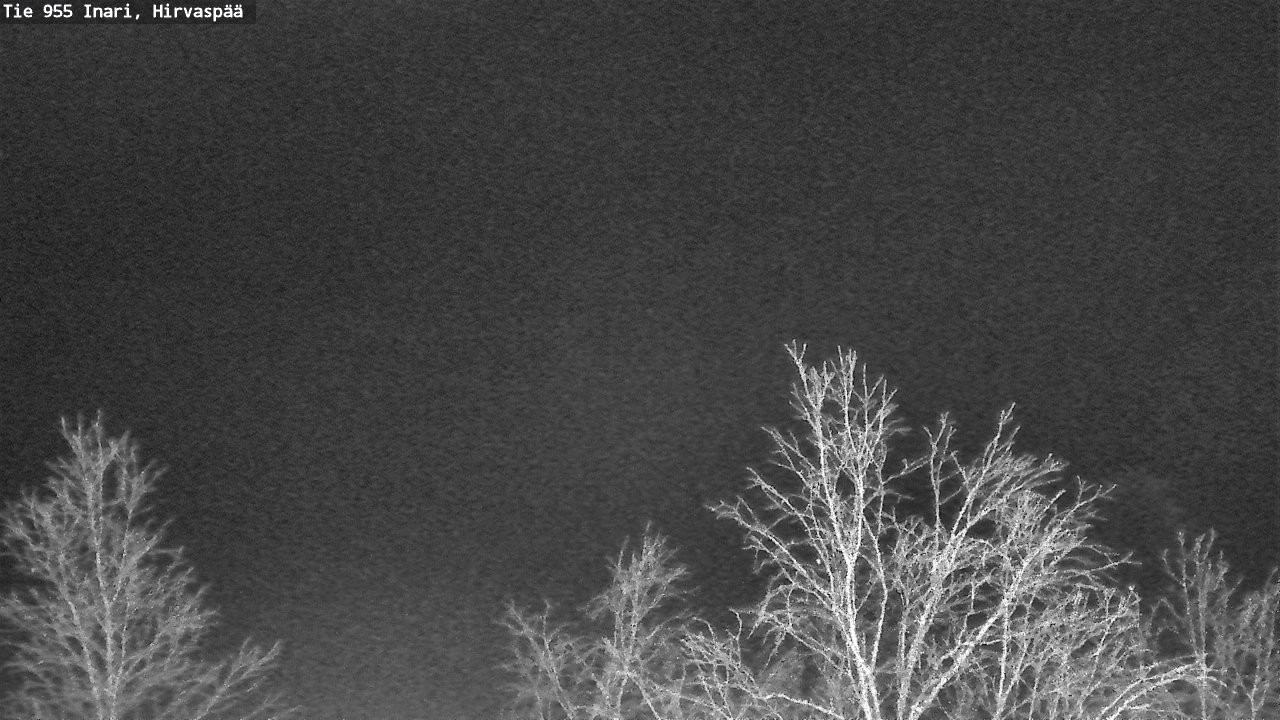 Weather Camera Image Väg 955 Enare, Hirvaspää, Inari, Lappi