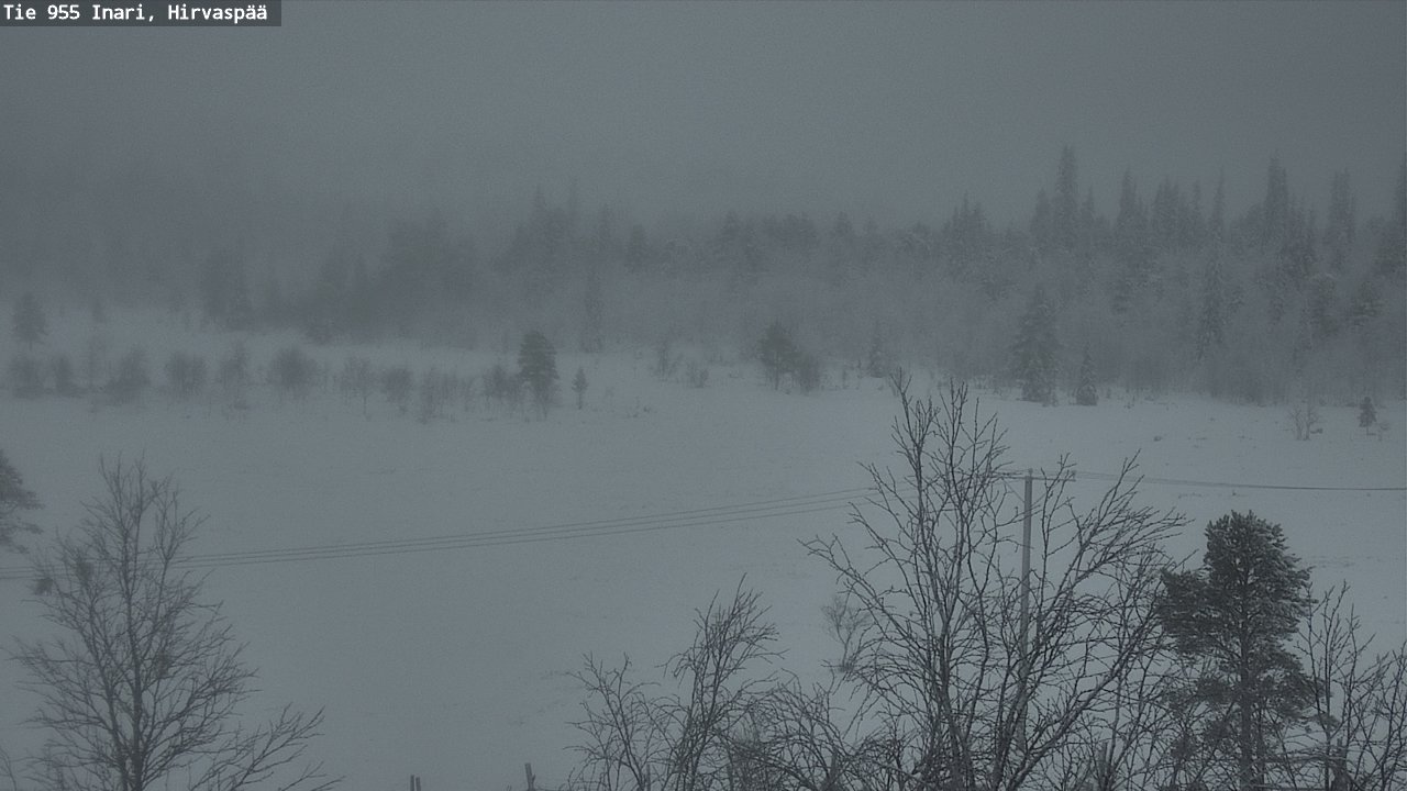 Kelikamerat Kuva Tie 955 Inari, Hirvaspää, Inari, Lappi