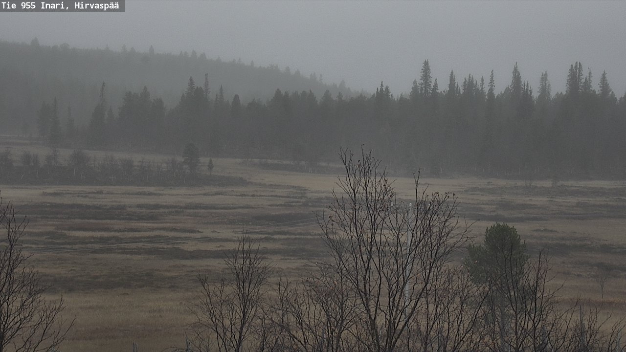 Kelikamerat Kuva Tie 955 Inari, Hirvaspää, Inari, Lappi