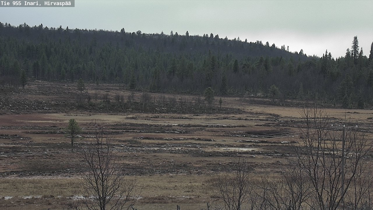 Kelikamerat Kuva Tie 955 Inari, Hirvaspää, Inari, Lappi