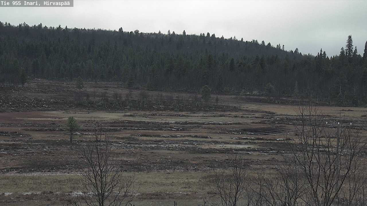 Kelikamerat Kuva Tie 955 Inari, Hirvaspää, Inari, Lappi