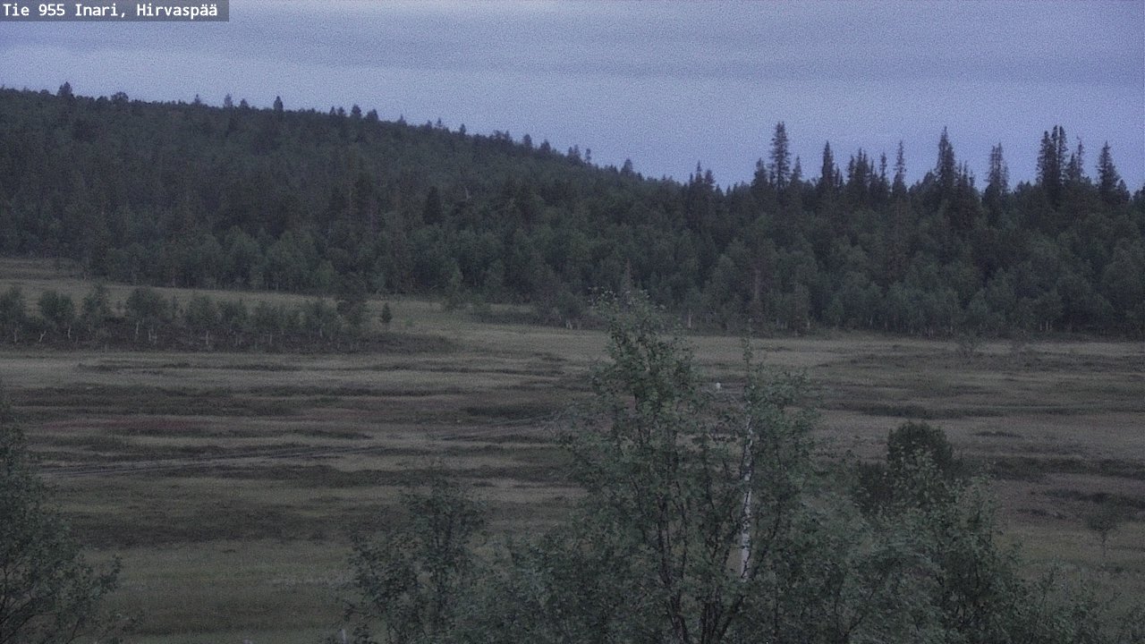 Kelikamerat Kuva Tie 955 Inari, Hirvaspää, Inari, Lappi