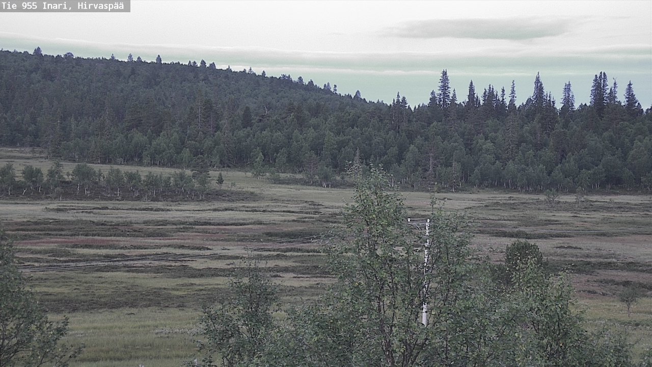 Kelikamerat Kuva Tie 955 Inari, Hirvaspää, Inari, Lappi