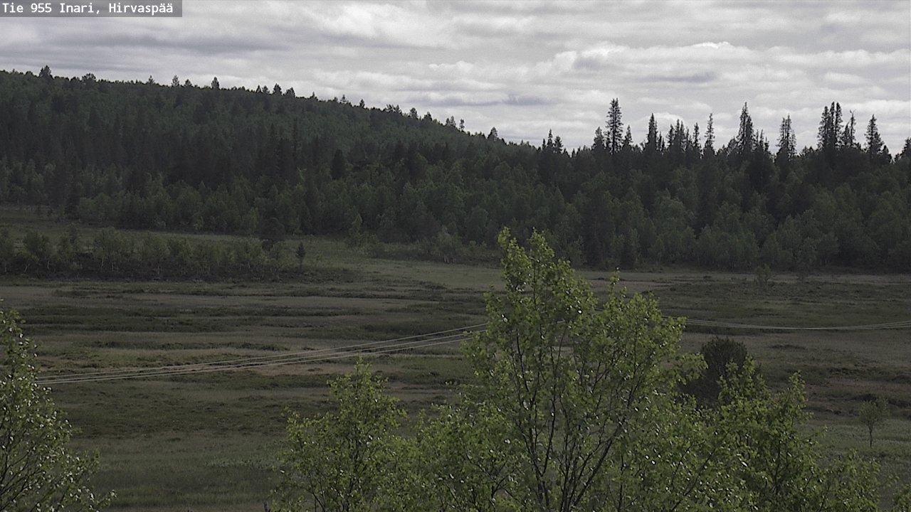 Kelikamerat Kuva Tie 955 Inari, Hirvaspää, Inari, Lappi