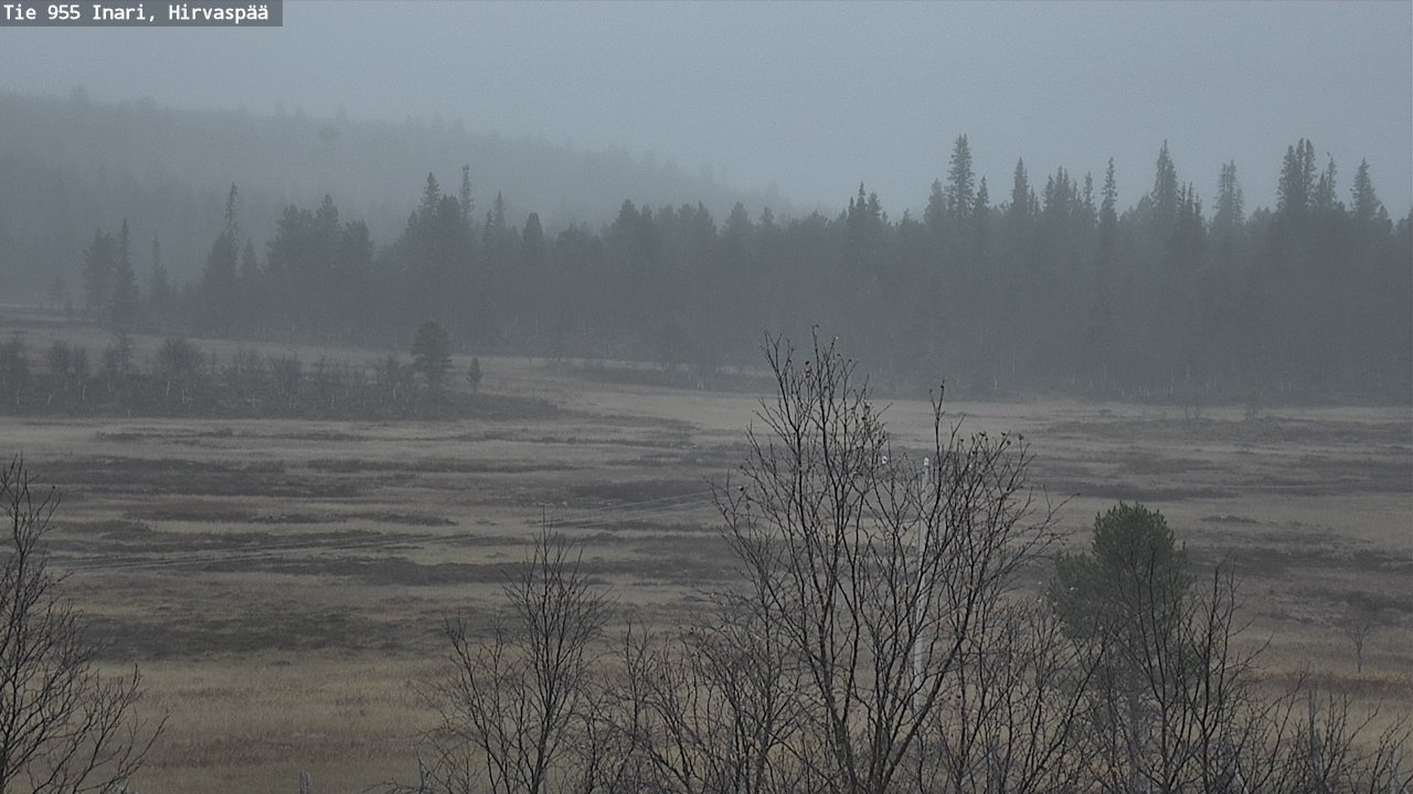 Kelikamerat Kuva Tie 955 Inari, Hirvaspää, Inari, Lappi