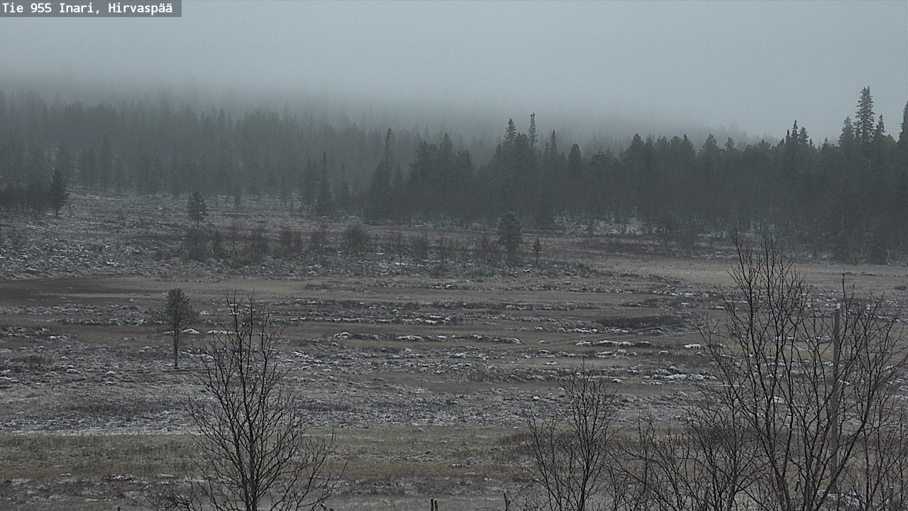 Kelikamerat Kuva Tie 955 Inari, Hirvaspää, Inari, Lappi