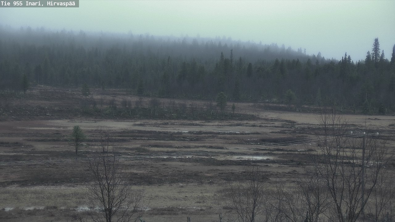 Kelikamerat Kuva Tie 955 Inari, Hirvaspää, Inari, Lappi