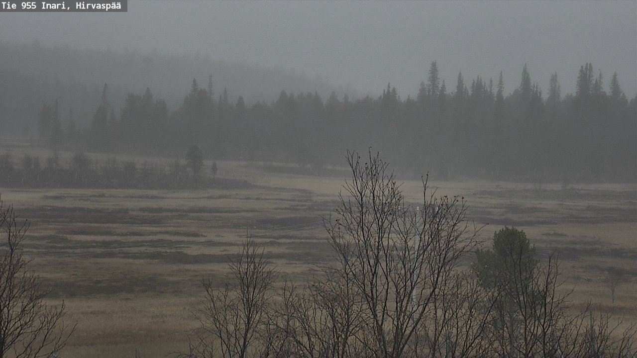 Kelikamerat Kuva Tie 955 Inari, Hirvaspää, Inari, Lappi