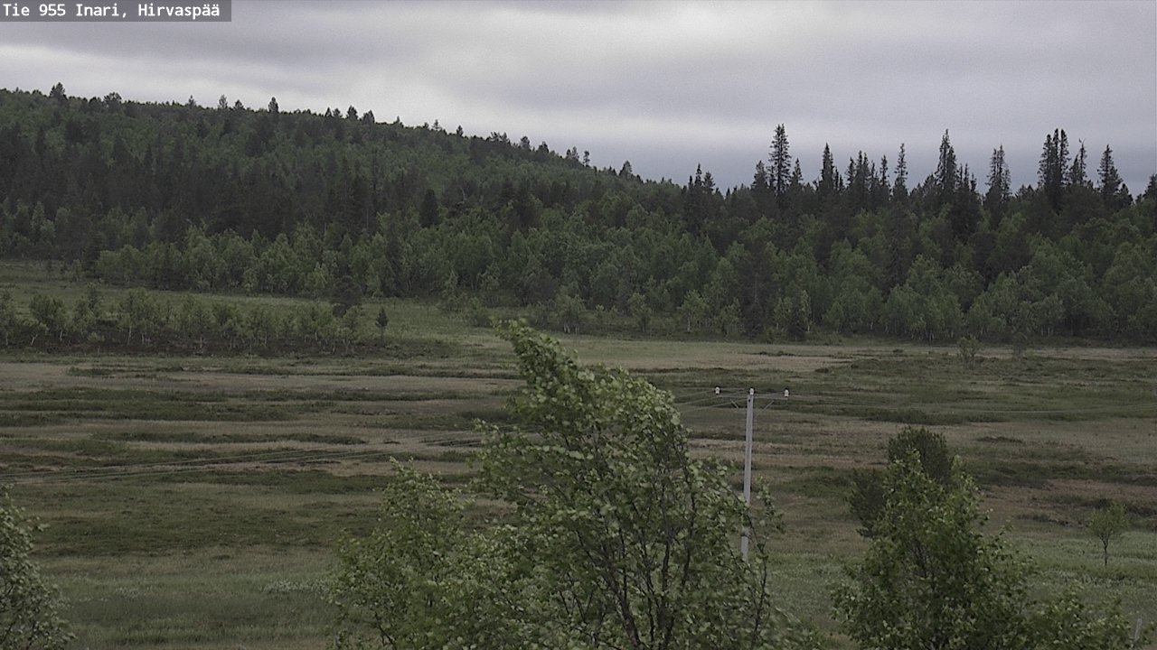 Kelikamerat Kuva Tie 955 Inari, Hirvaspää, Inari, Lappi