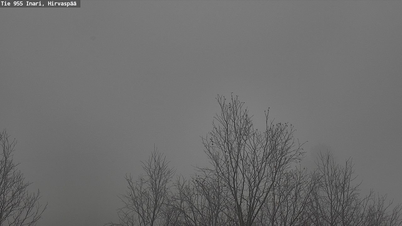 Weather Camera Image Road 955 Inari, Hirvaspää, Inari, Lappi