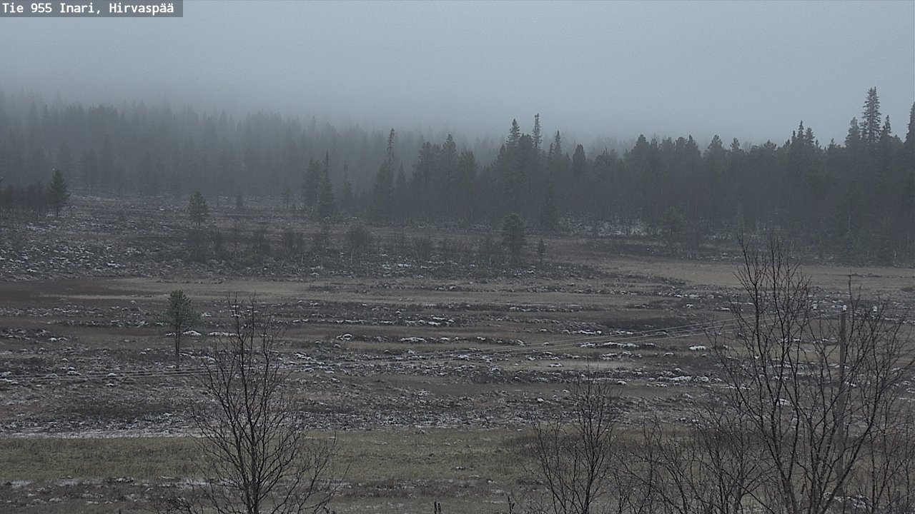 Kelikamerat Kuva Tie 955 Inari, Hirvaspää, Inari, Lappi