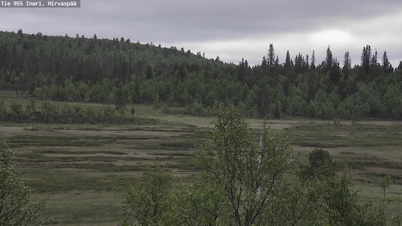Weather Camera Image Väg 955 Enare, Hirvaspää, Inari, Lappi
