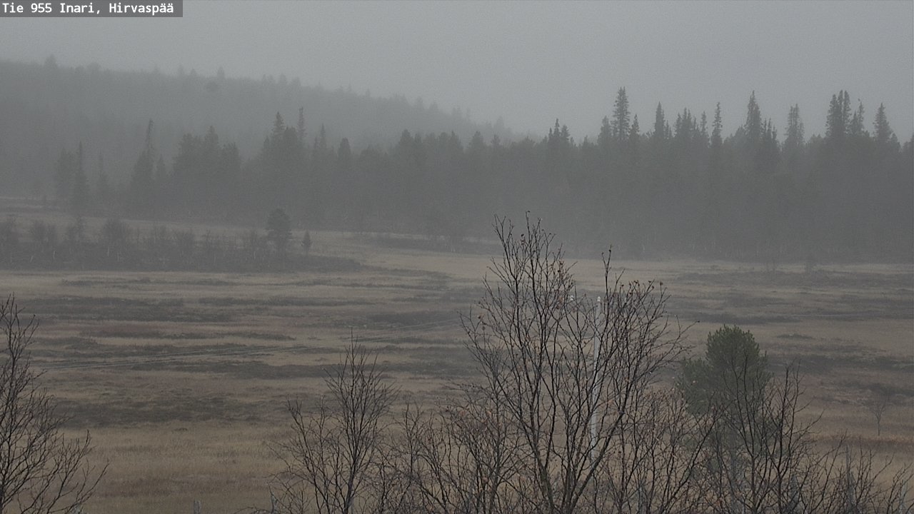 Kelikamerat Kuva Tie 955 Inari, Hirvaspää, Inari, Lappi