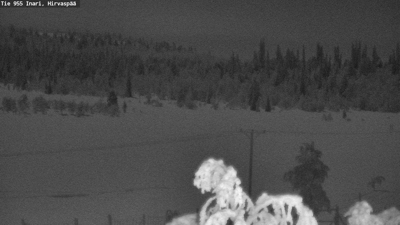 Kelikamerat Kuva Tie 955 Inari, Hirvaspää, Inari, Lappi