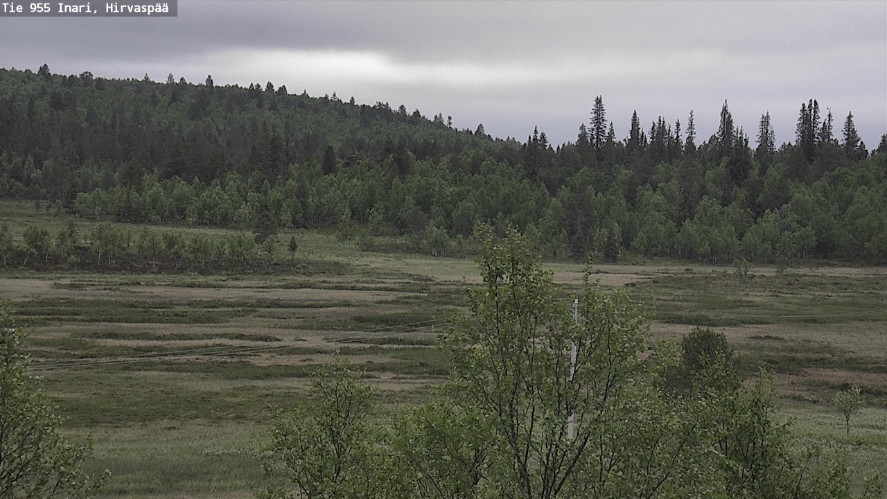 Kelikamerat Kuva Tie 955 Inari, Hirvaspää, Inari, Lappi