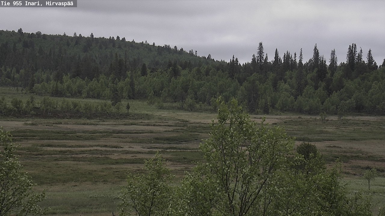 Kelikamerat Kuva Tie 955 Inari, Hirvaspää, Inari, Lappi