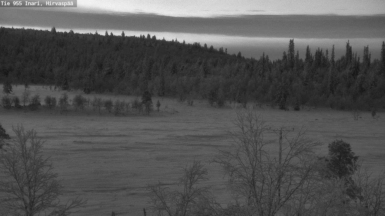 Weather Camera Image Väg 955 Enare, Hirvaspää, Inari, Lappi