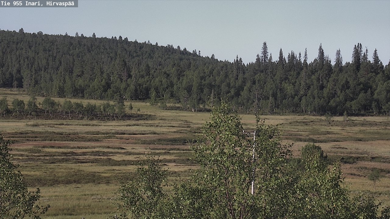 Weather Camera Image Väg 955 Enare, Hirvaspää, Inari, Lappi