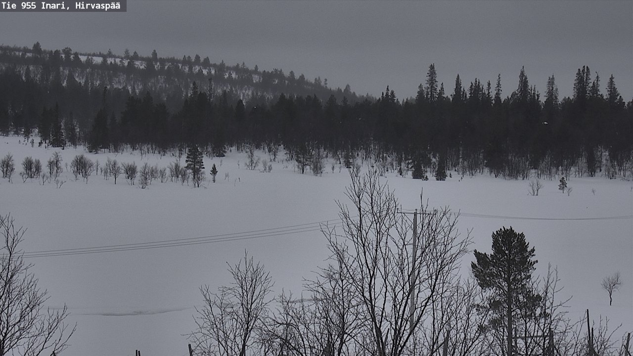 Kelikamerat Kuva Tie 955 Inari, Hirvaspää, Inari, Lappi