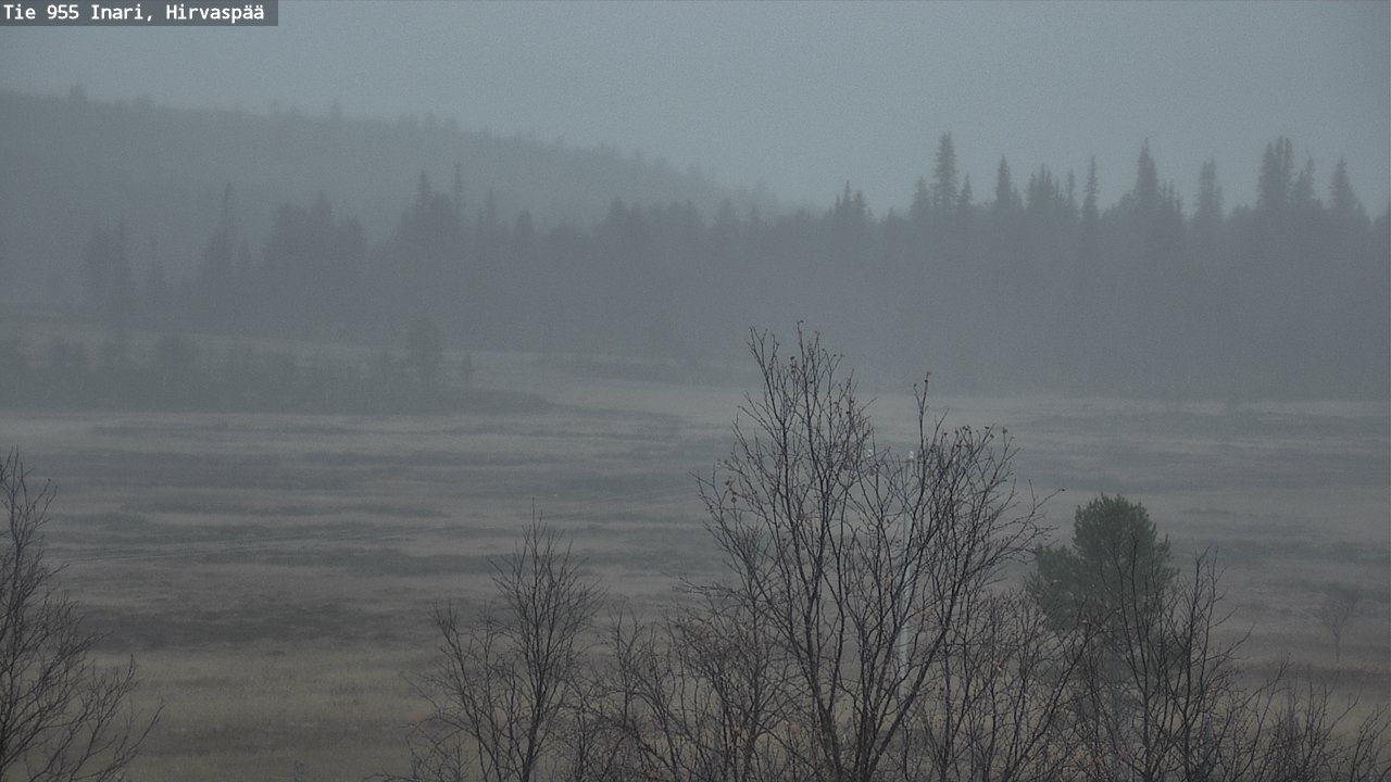 Kelikamerat Kuva Tie 955 Inari, Hirvaspää, Inari, Lappi