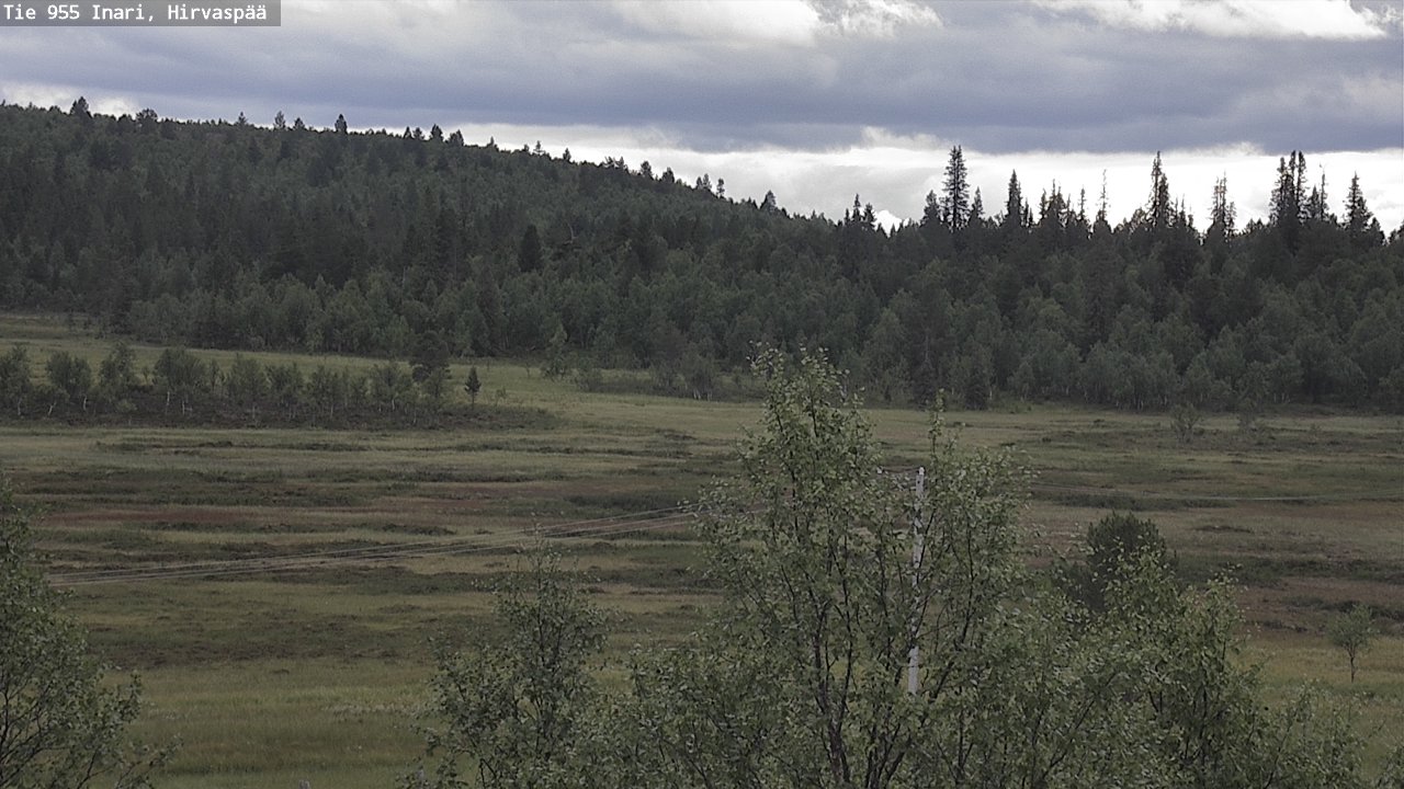 Kelikamerat Kuva Tie 955 Inari, Hirvaspää, Inari, Lappi