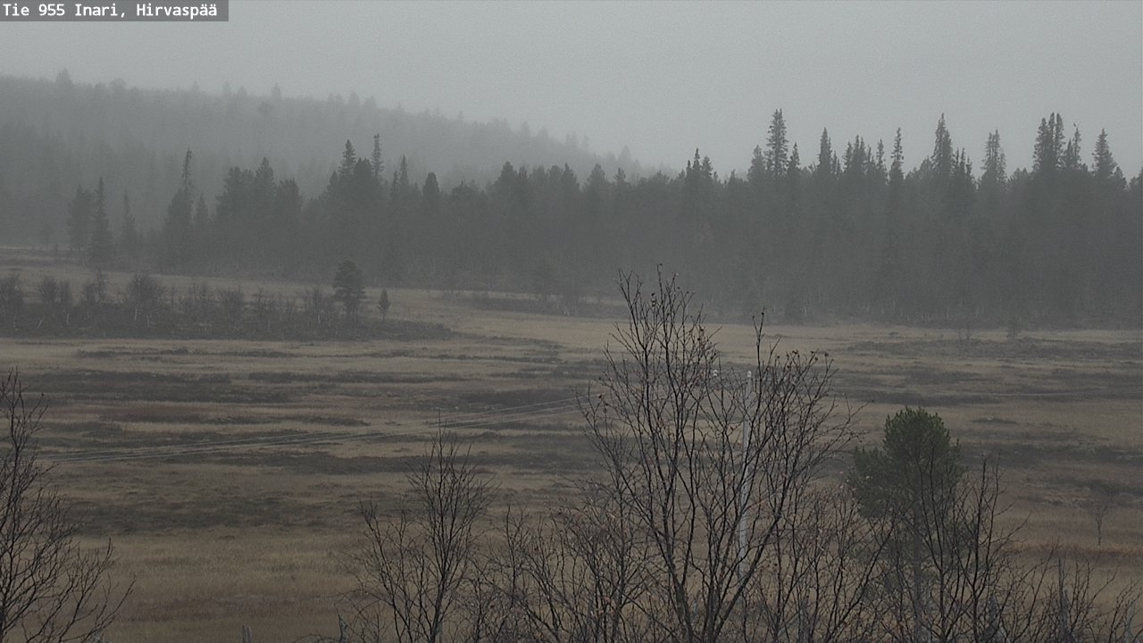 Kelikamerat Kuva Tie 955 Inari, Hirvaspää, Inari, Lappi