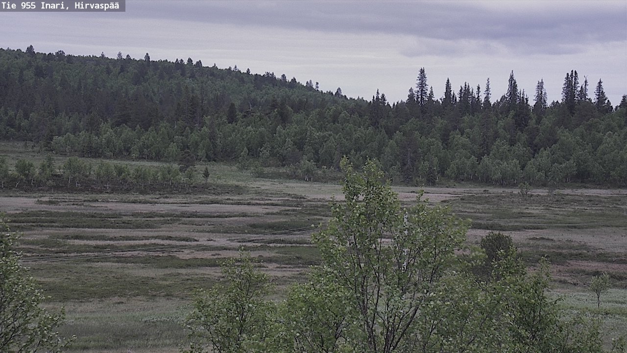 Kelikamerat Kuva Tie 955 Inari, Hirvaspää, Inari, Lappi