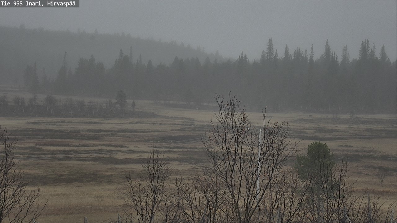 Kelikamerat Kuva Tie 955 Inari, Hirvaspää, Inari, Lappi