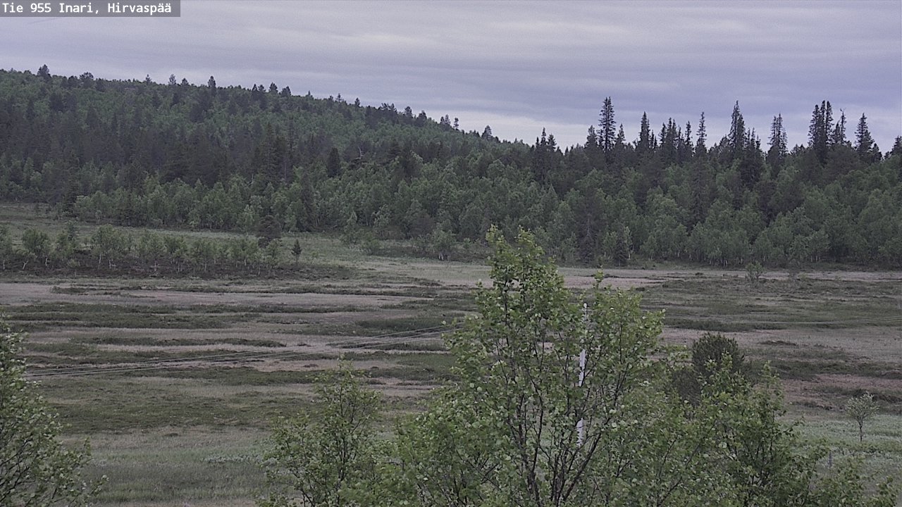 Kelikamerat Kuva Tie 955 Inari, Hirvaspää, Inari, Lappi