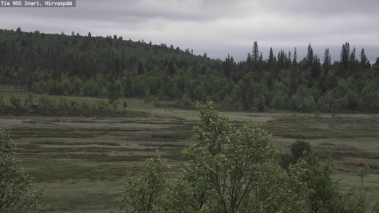 Kelikamerat Kuva Tie 955 Inari, Hirvaspää, Inari, Lappi
